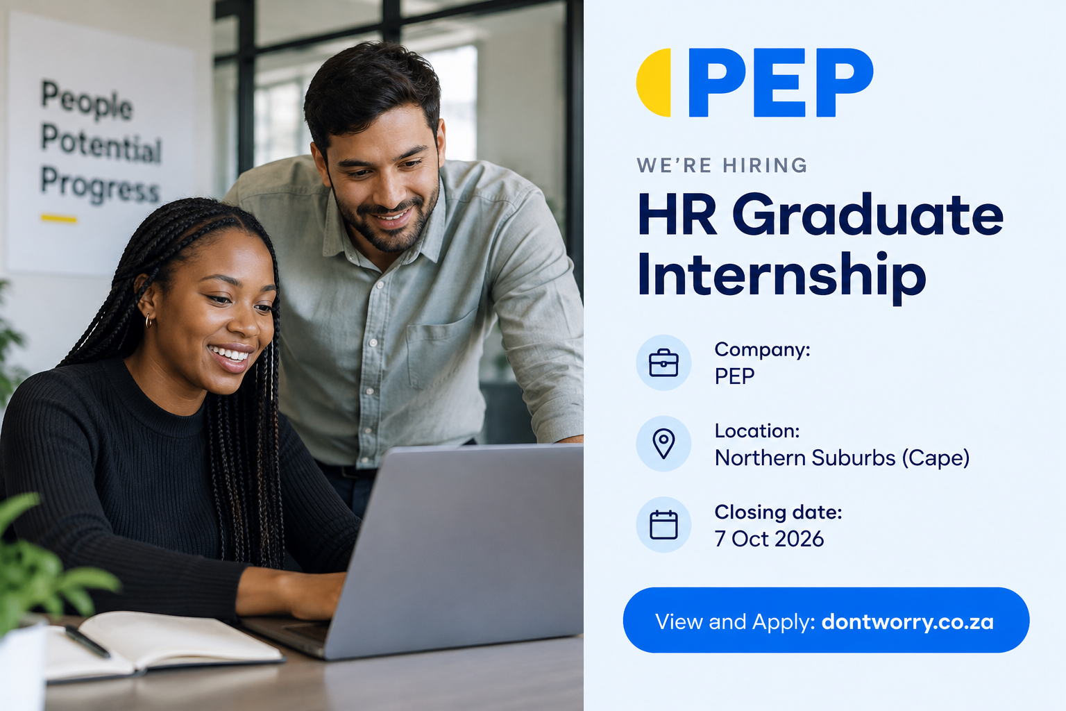 HR graduate internship at PEP